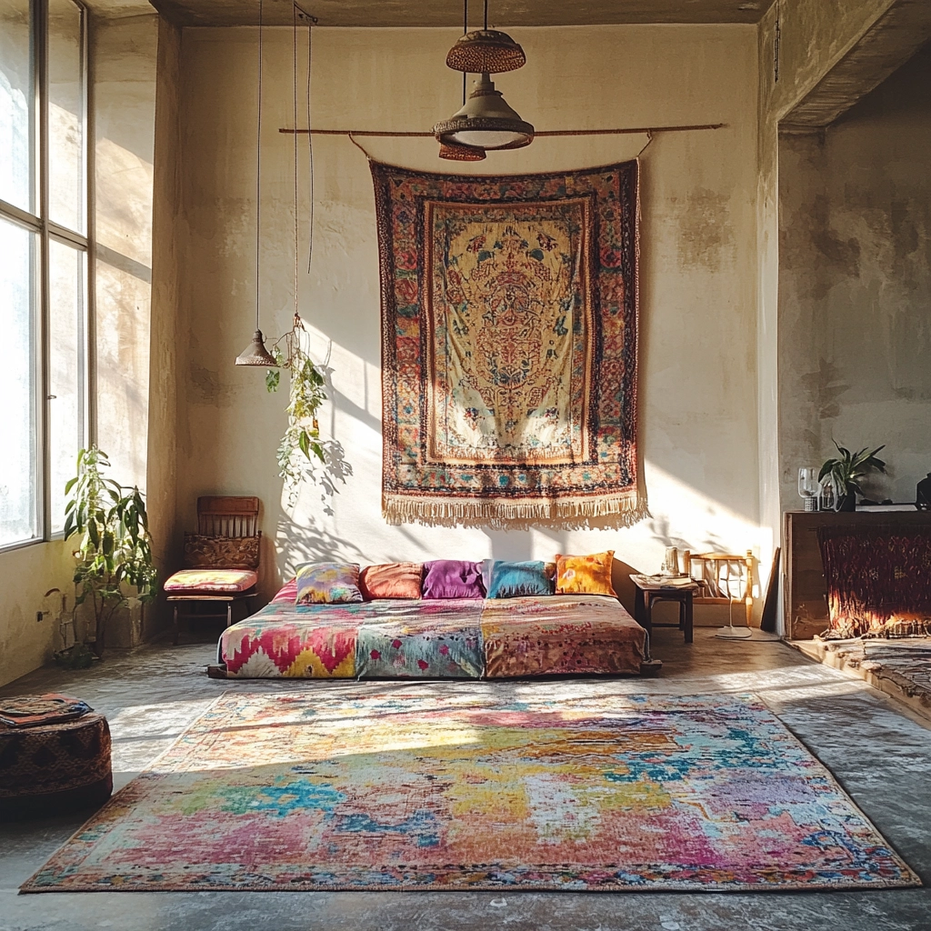 moroccan rug bedroom 6