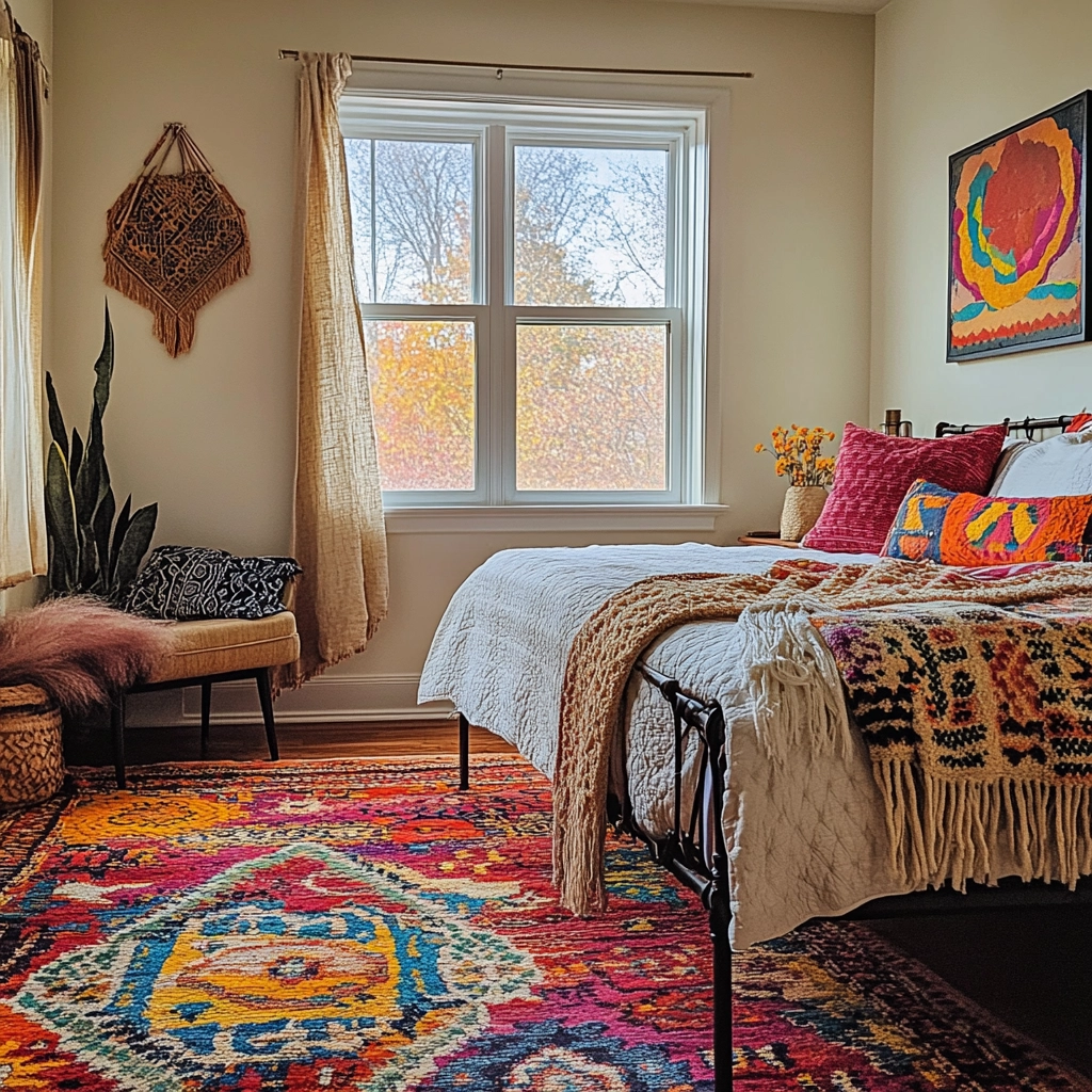 moroccan rug bedroom 62