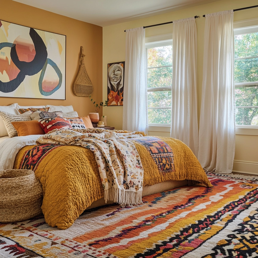 moroccan rug bedroom 63