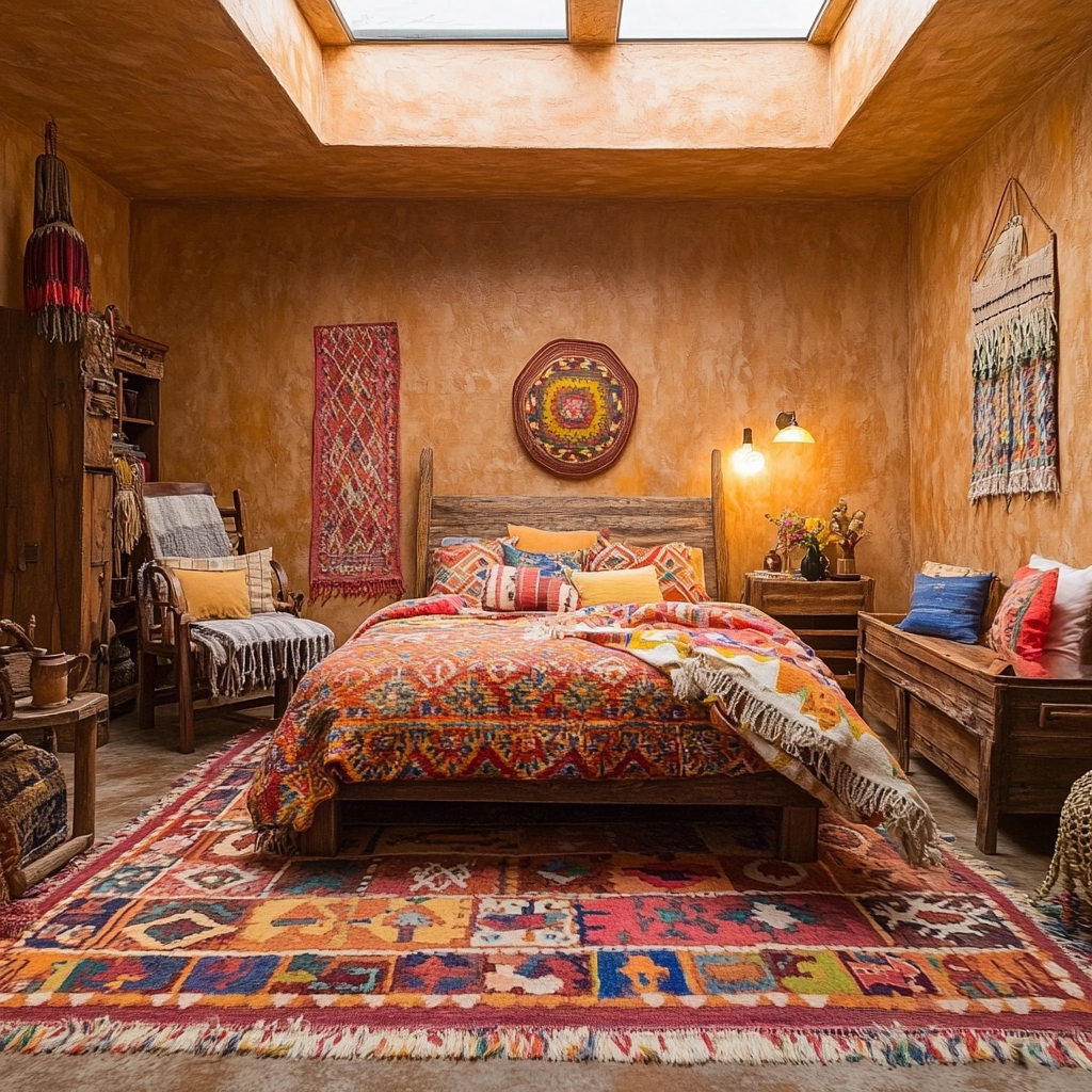 moroccan rug bedroom 65
