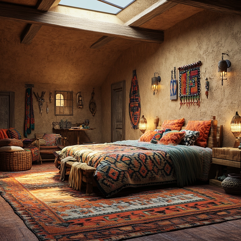 moroccan rug bedroom 67