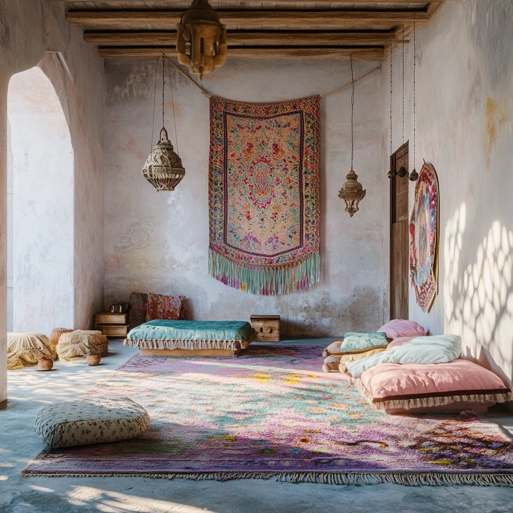moroccan rug bedroom 7
