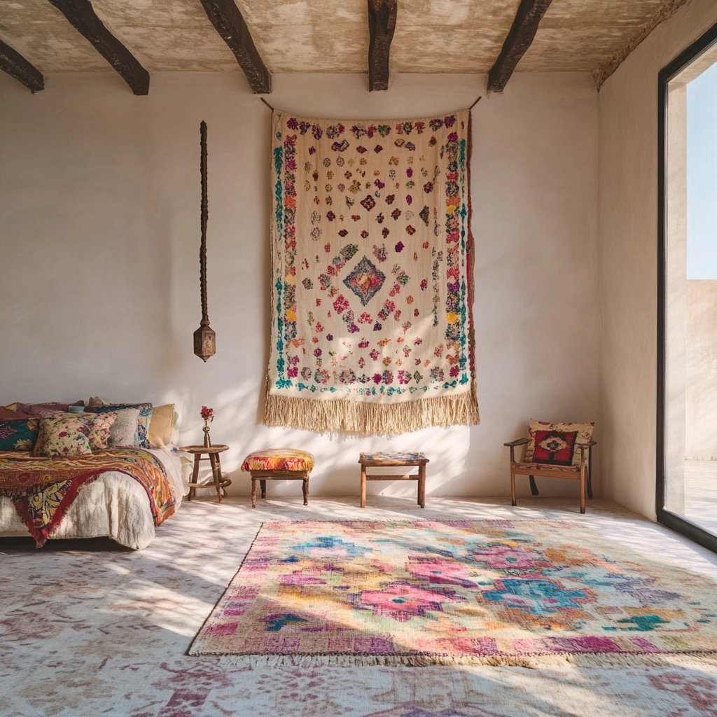 moroccan rug bedroom 8