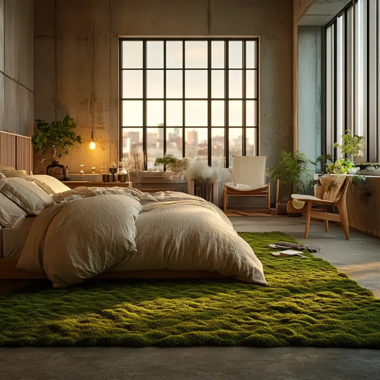 moss rug bedroom 1