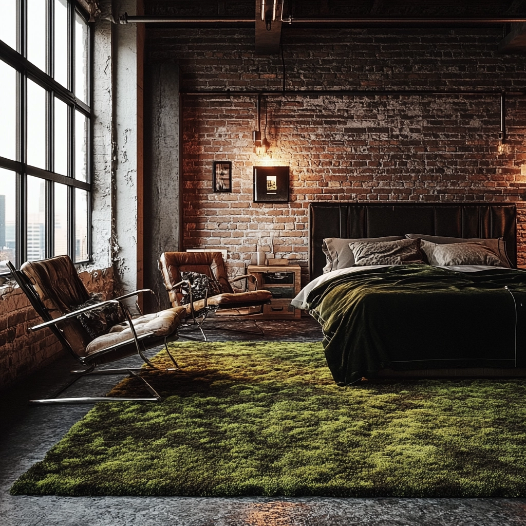 moss rug bedroom 14