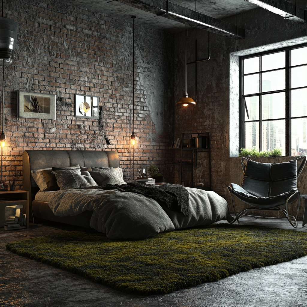 moss rug bedroom 16