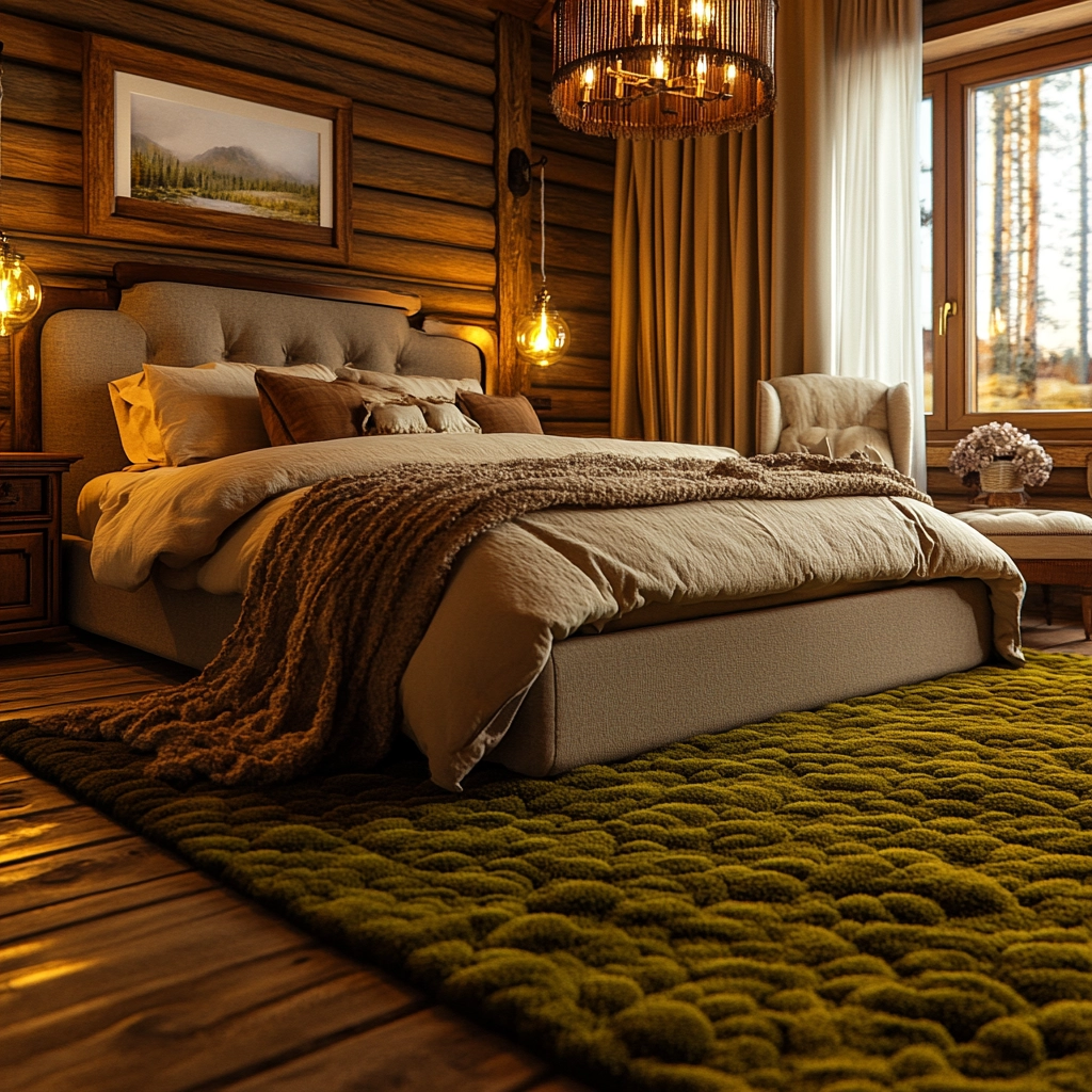 moss rug bedroom 17