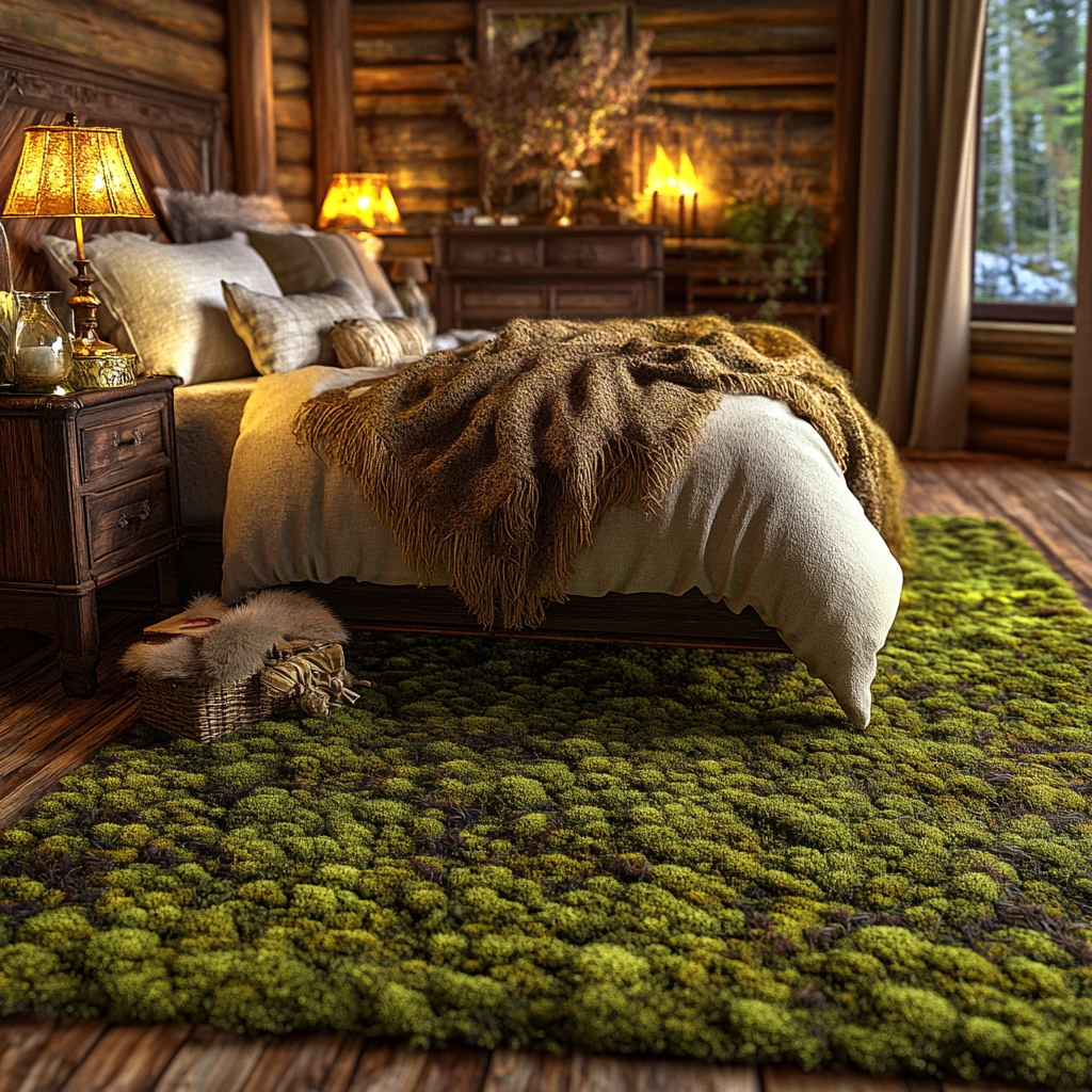 moss rug bedroom 18