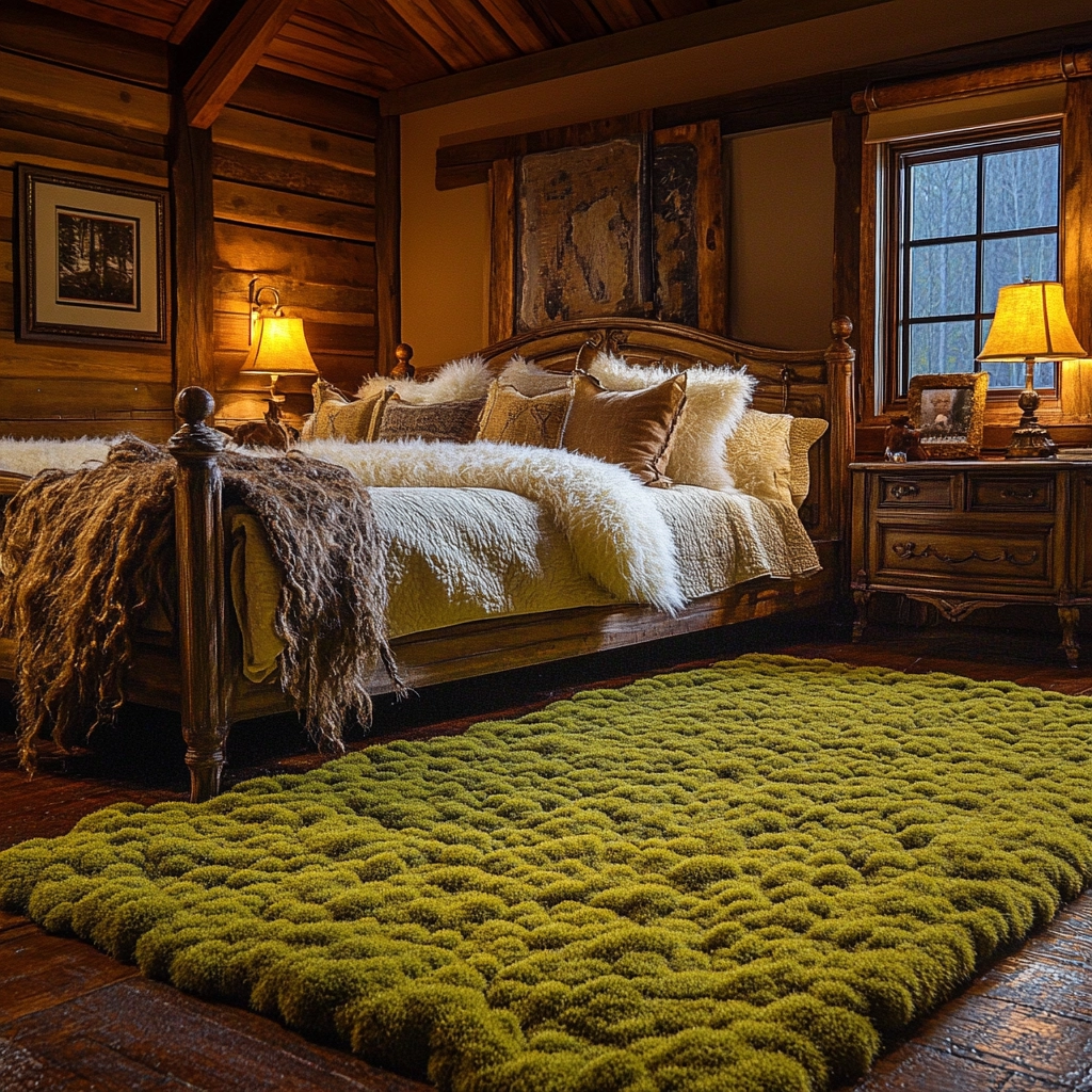 moss rug bedroom 19