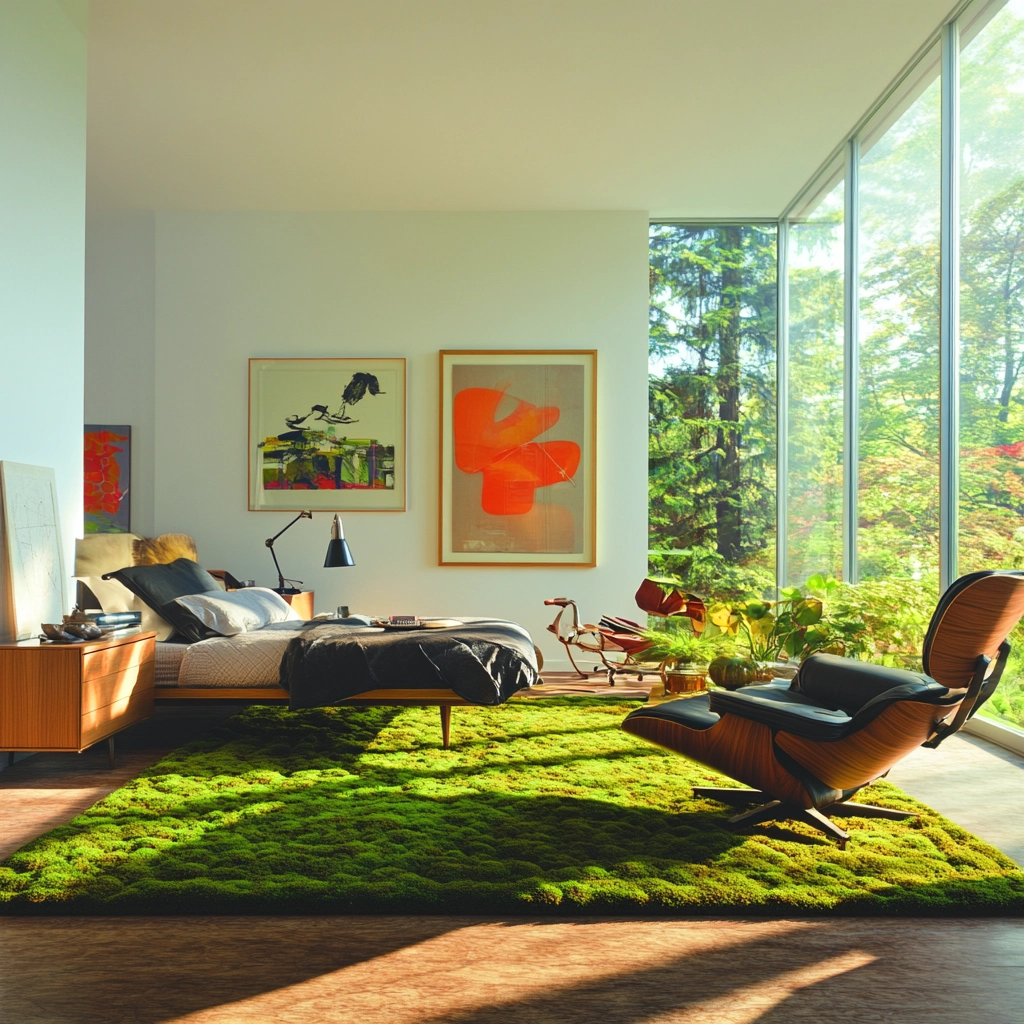 moss rug bedroom 23