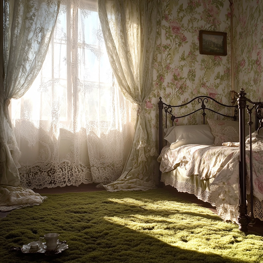 moss rug bedroom 27