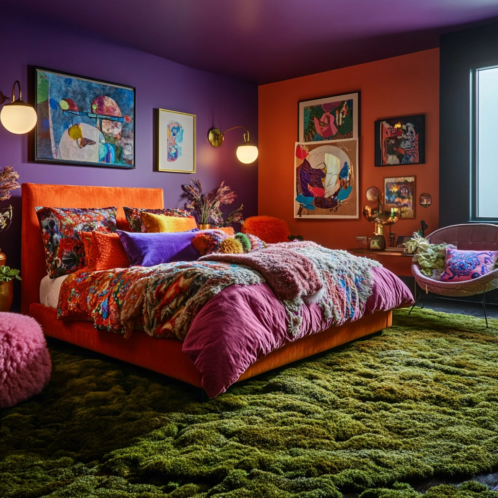 moss rug bedroom 37