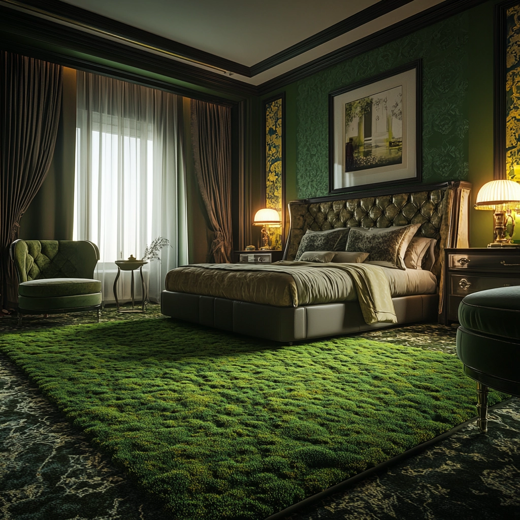 moss rug bedroom 50