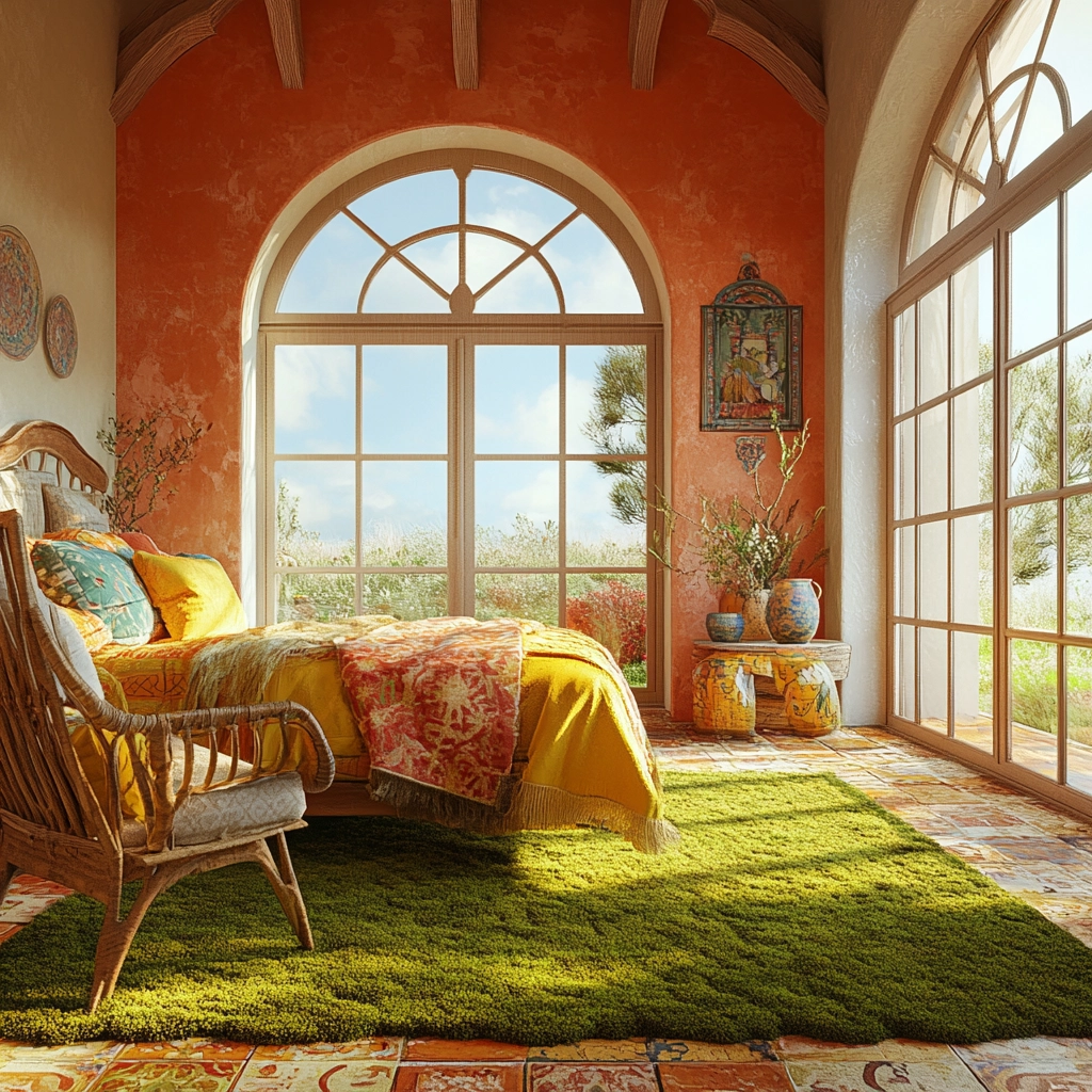 moss rug bedroom 53