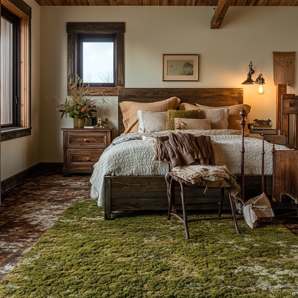 moss rug bedroom 59