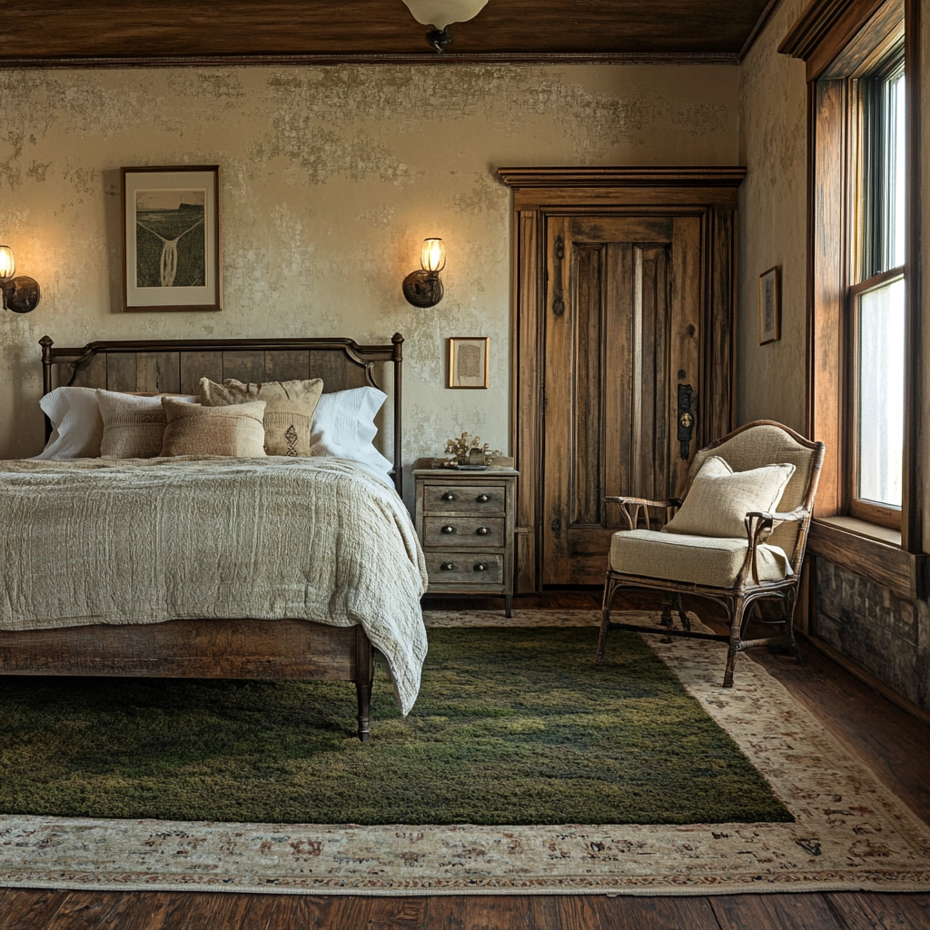 moss rug bedroom 60