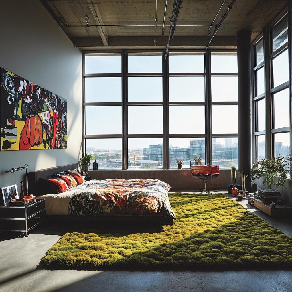 moss rug bedroom 65