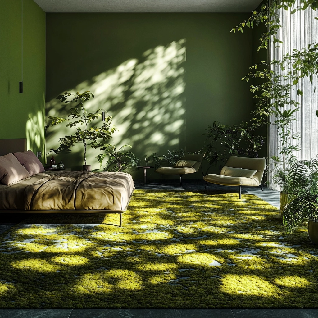 moss rug bedroom 9