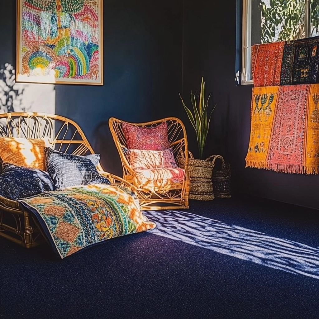navy carpet bedroom 11
