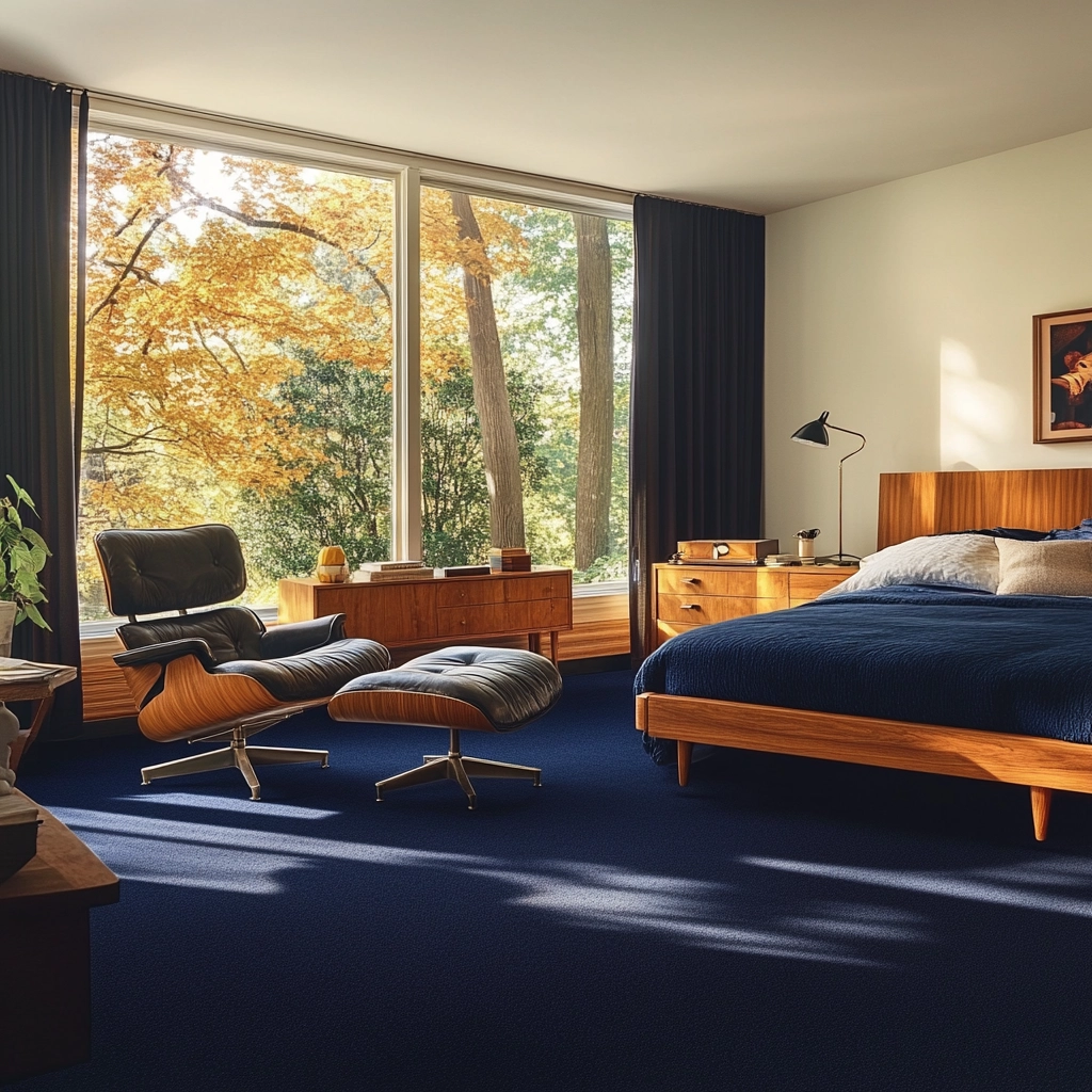 navy carpet bedroom 15