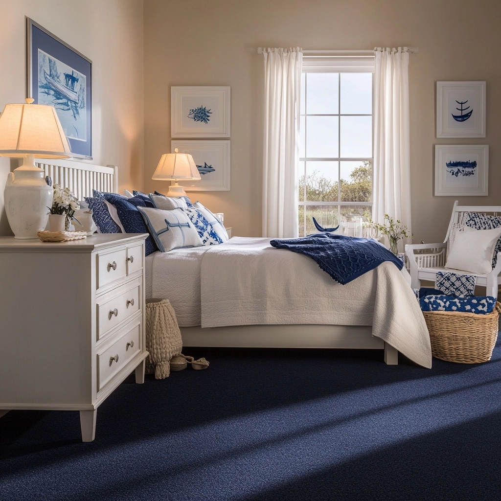 navy carpet bedroom 25