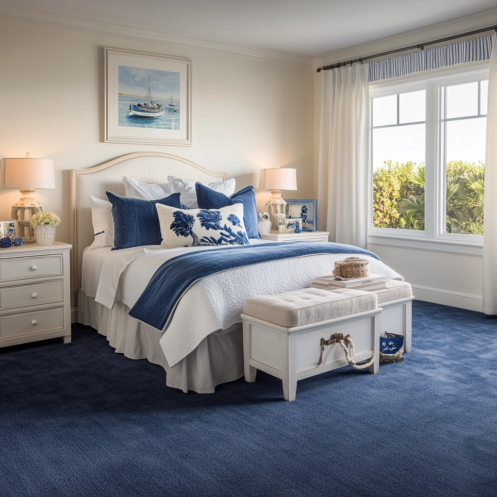 navy carpet bedroom 27