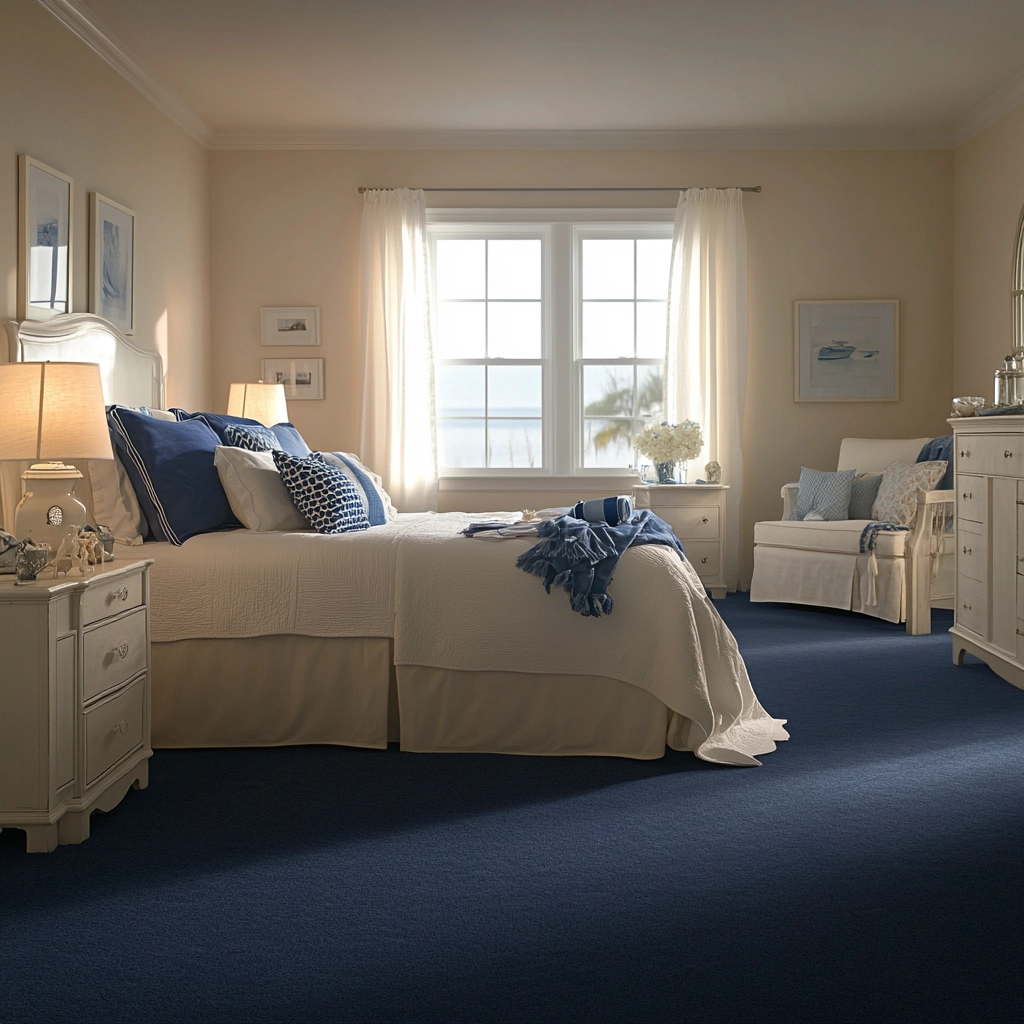navy carpet bedroom 28