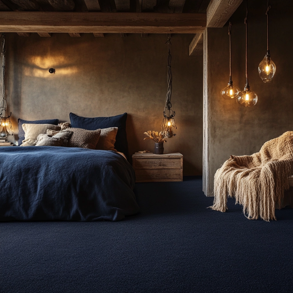 navy carpet bedroom 30