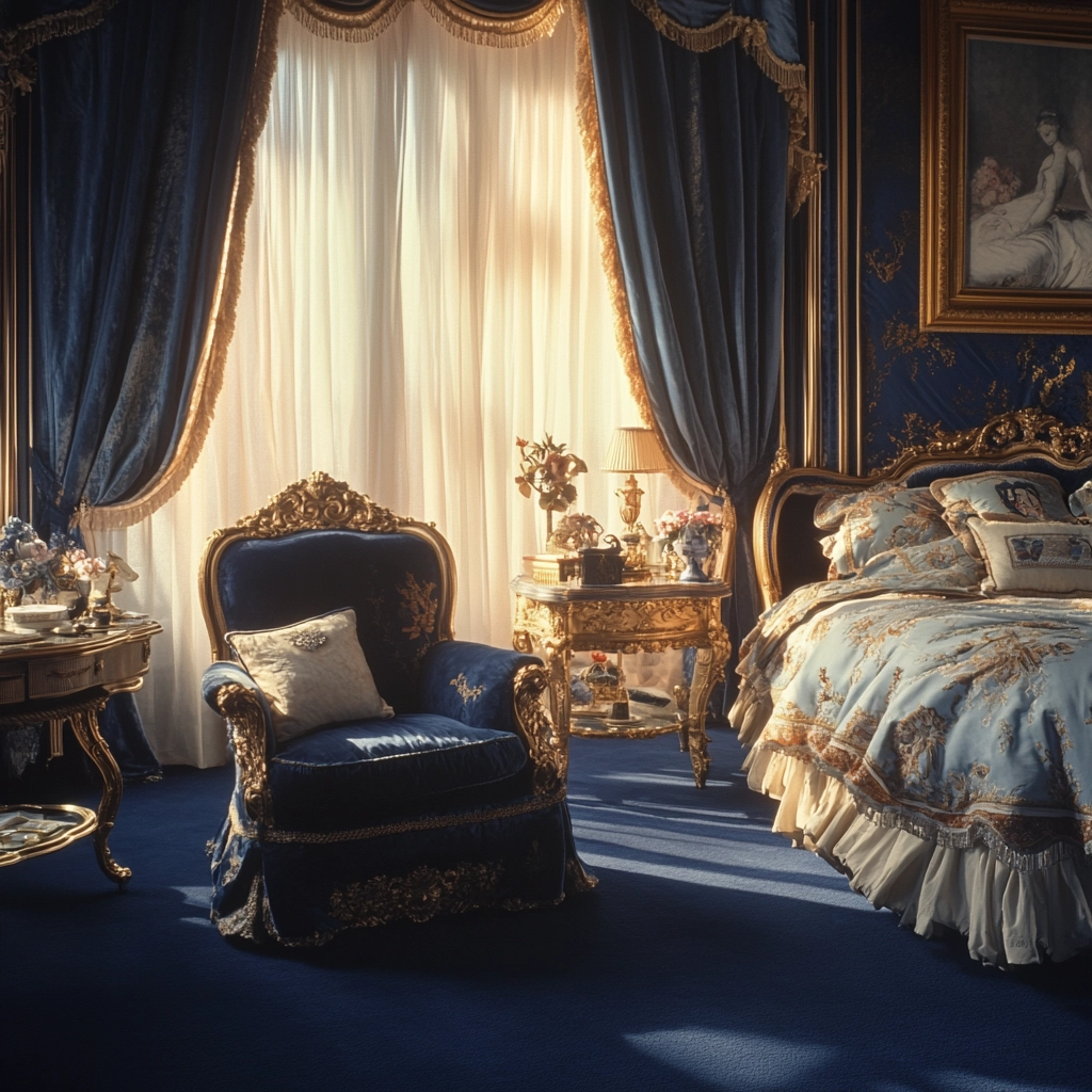 navy carpet bedroom 37