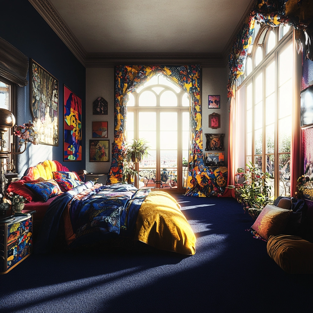 navy carpet bedroom 42