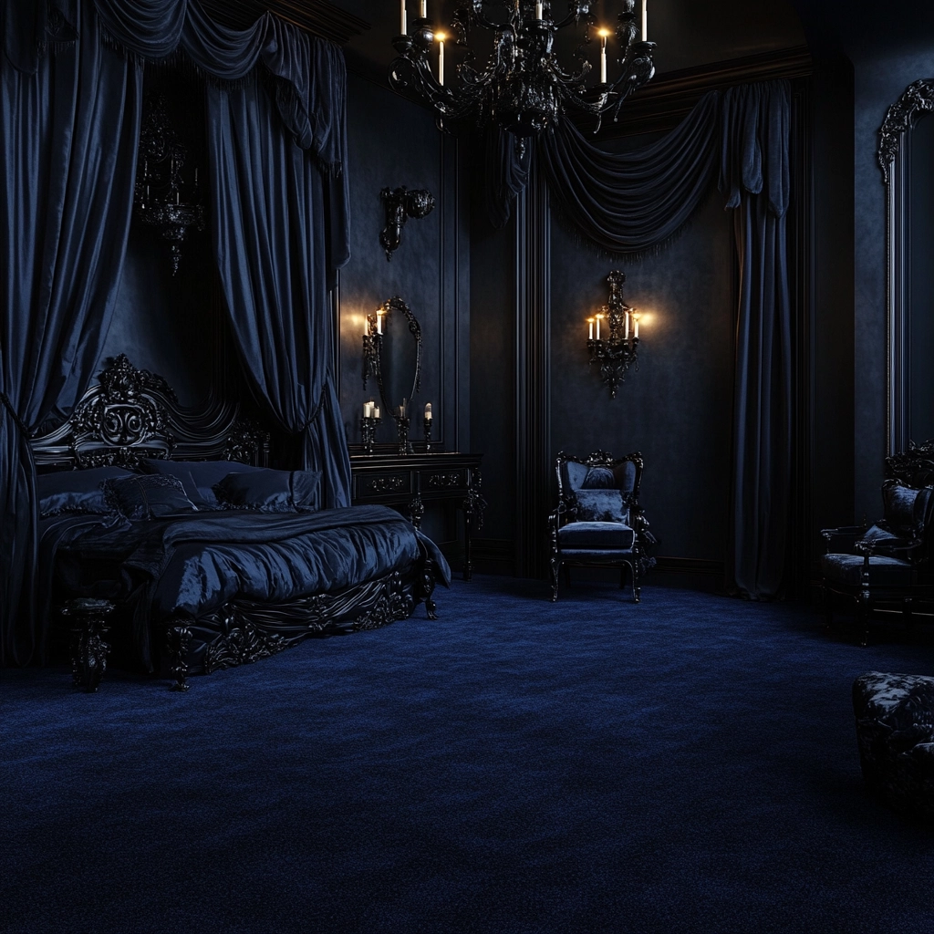 navy carpet bedroom 55