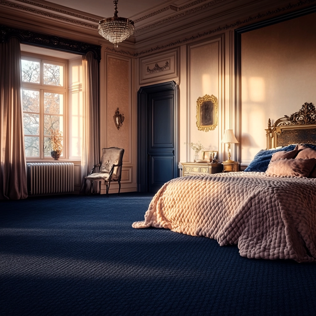 navy carpet bedroom 62