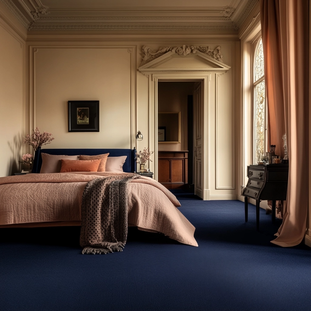 navy carpet bedroom 64