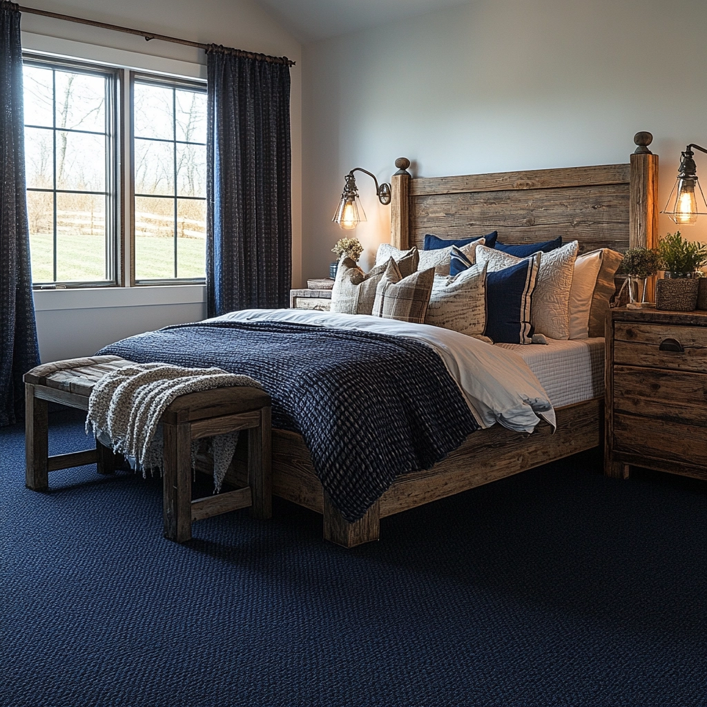 navy carpet bedroom 71