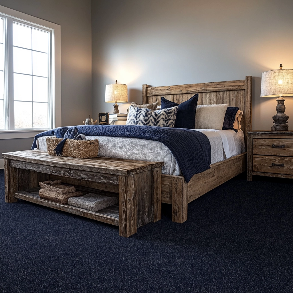 navy carpet bedroom 72