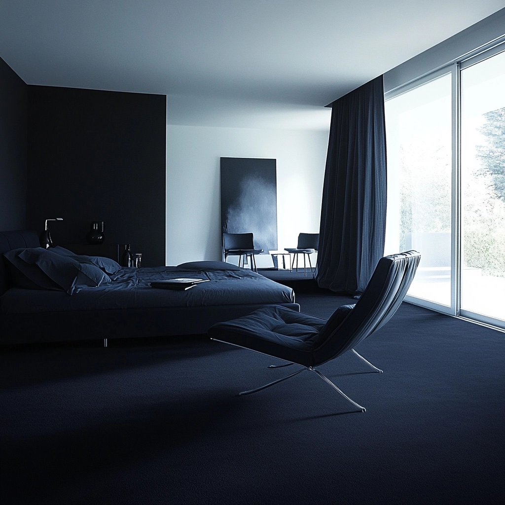 navy carpet bedroom 76