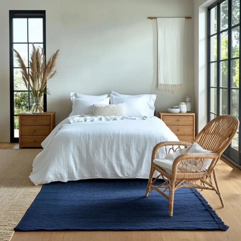 navy rug bedroom 1