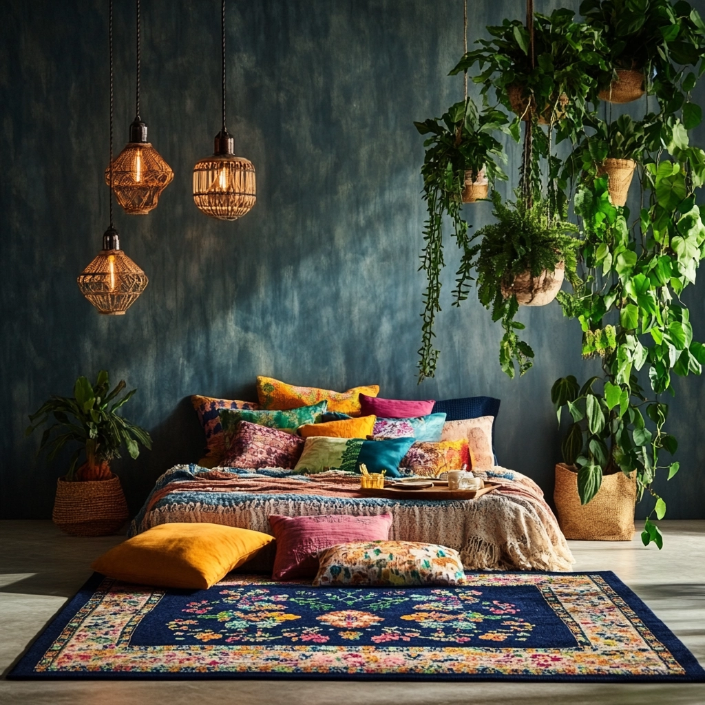 navy rug bedroom 10