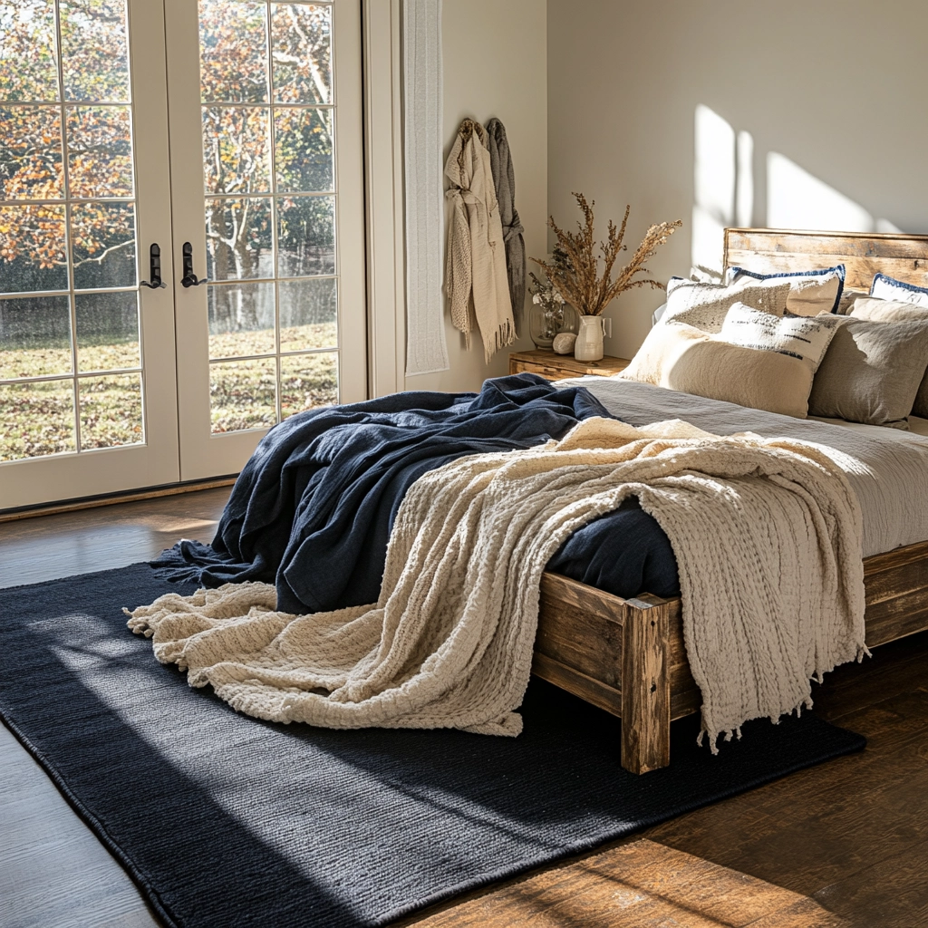 navy rug bedroom 15