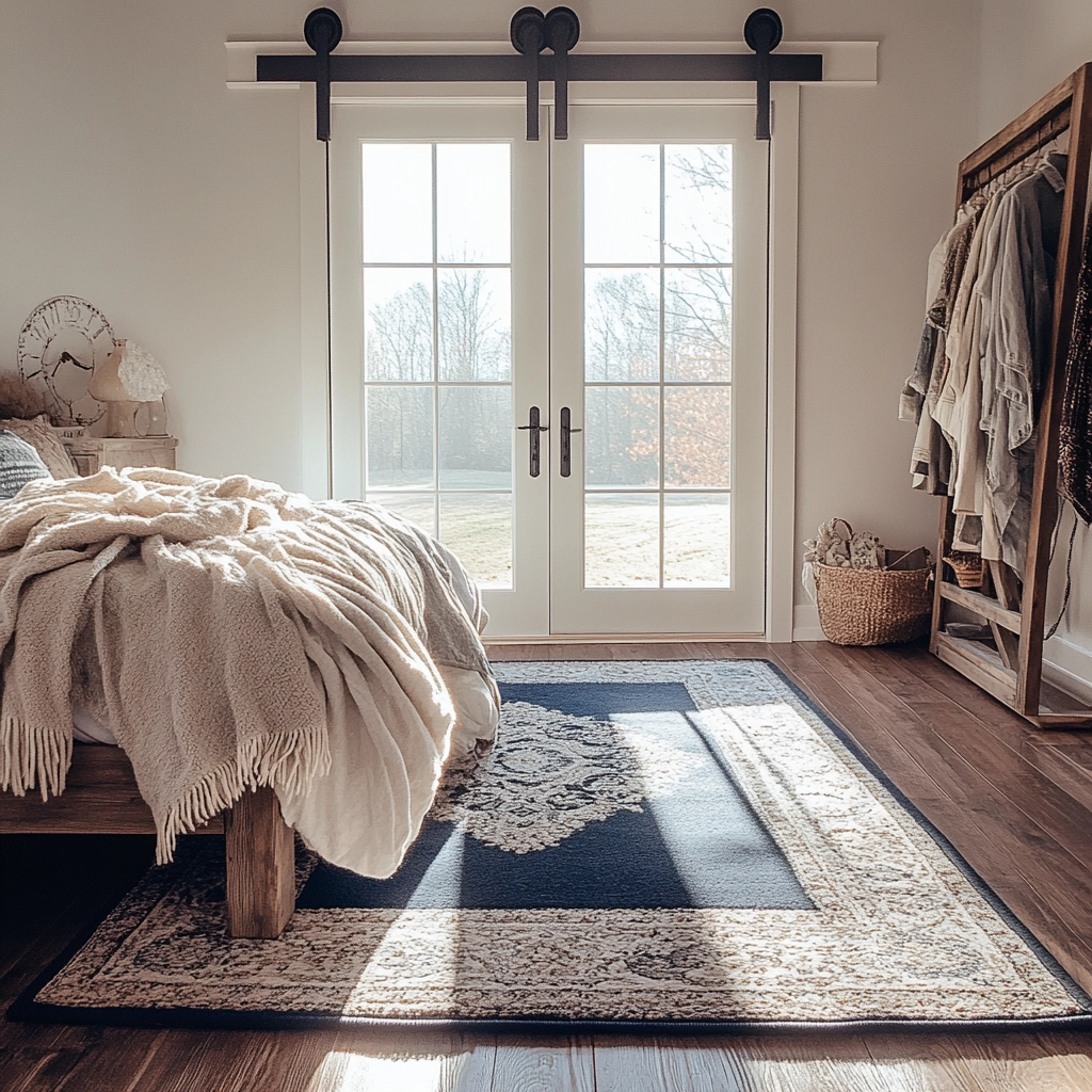 navy rug bedroom 16