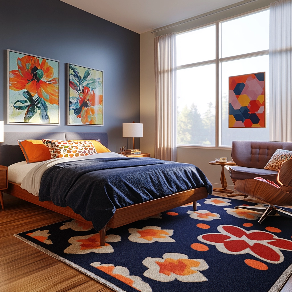 navy rug bedroom 21