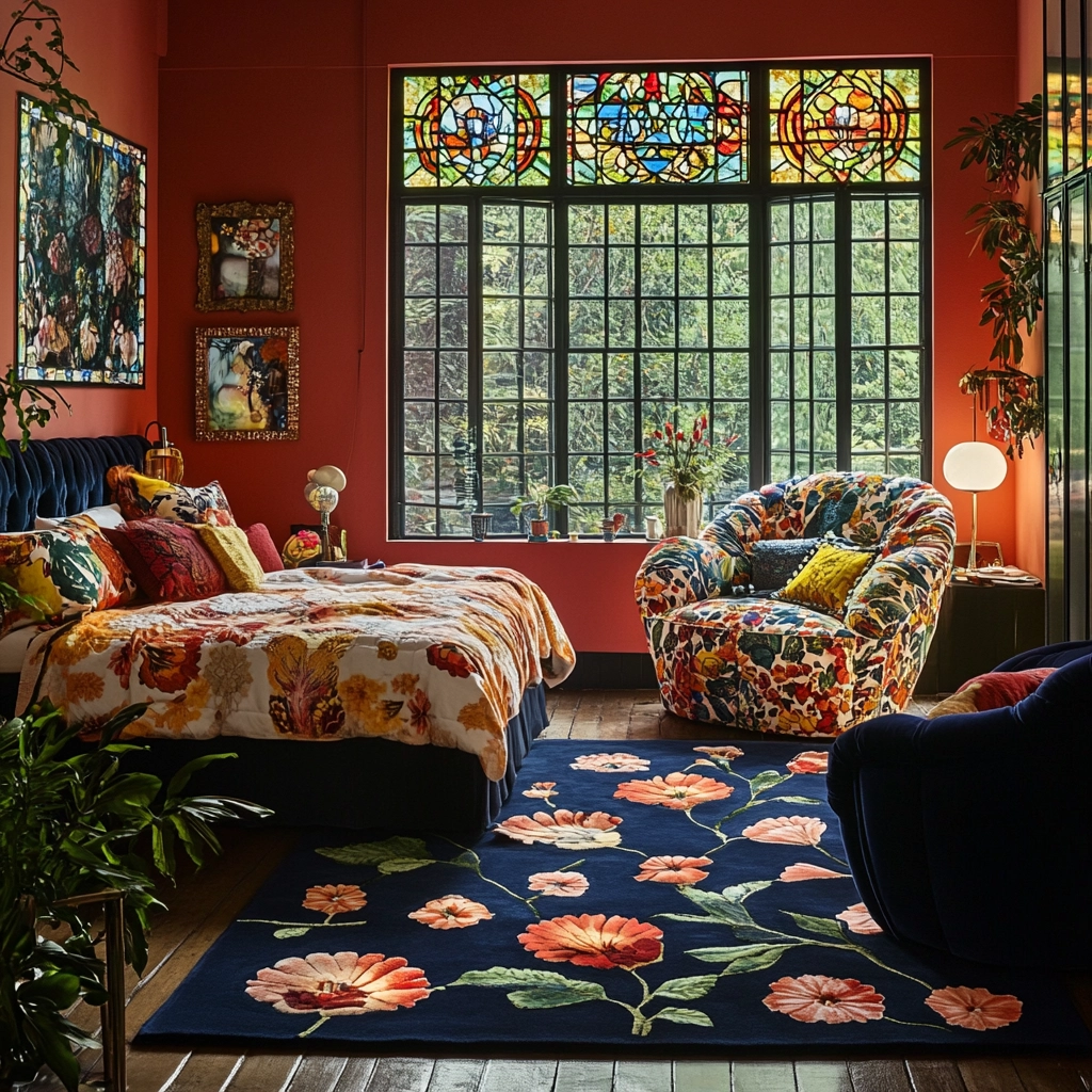 navy rug bedroom 36