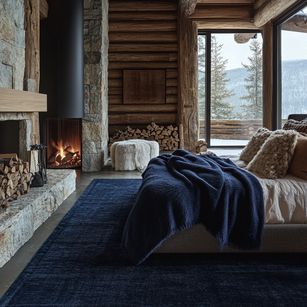 navy rug bedroom 46