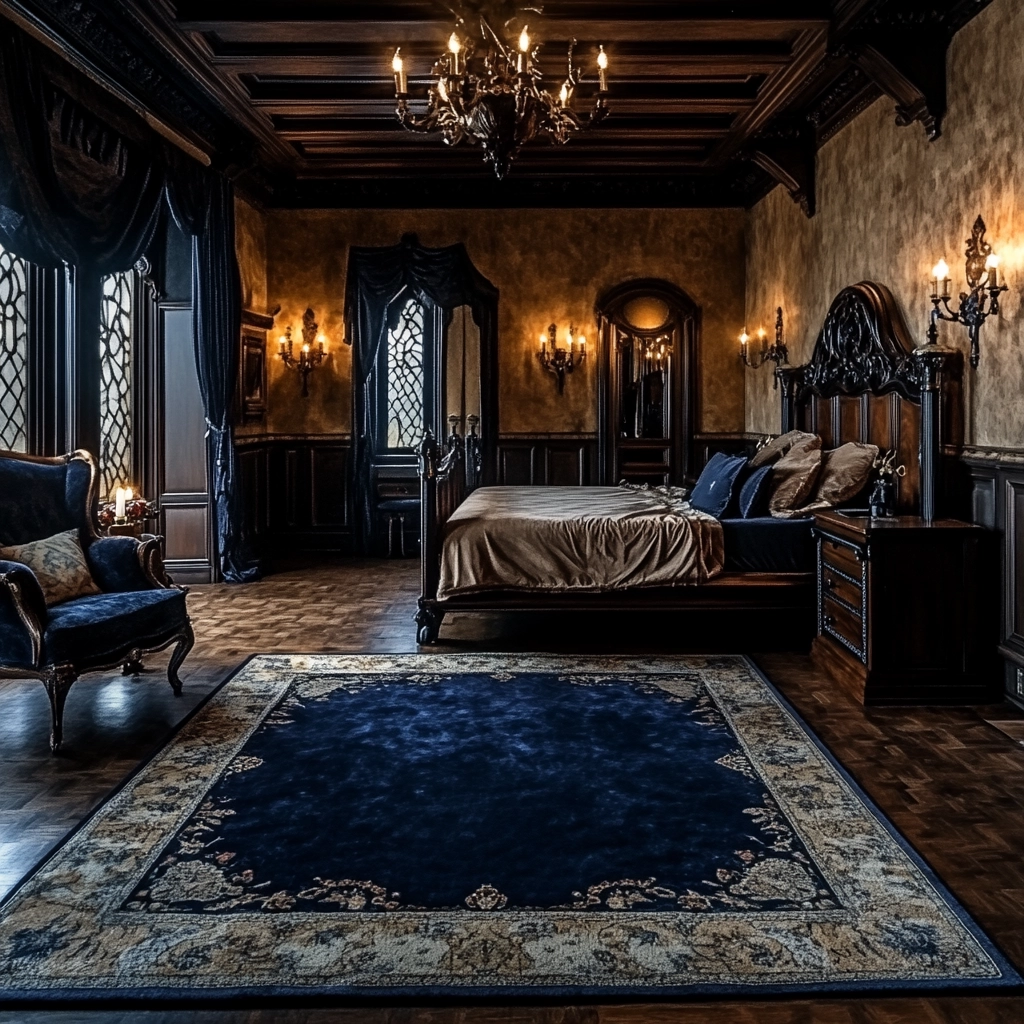 navy rug bedroom 51
