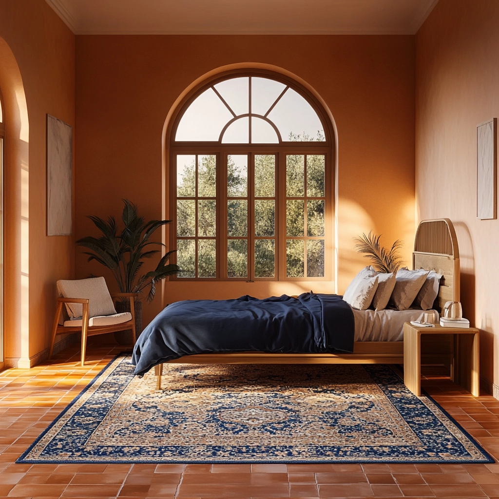 navy rug bedroom 58