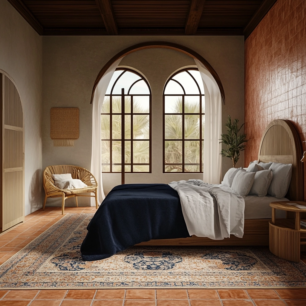 navy rug bedroom 60