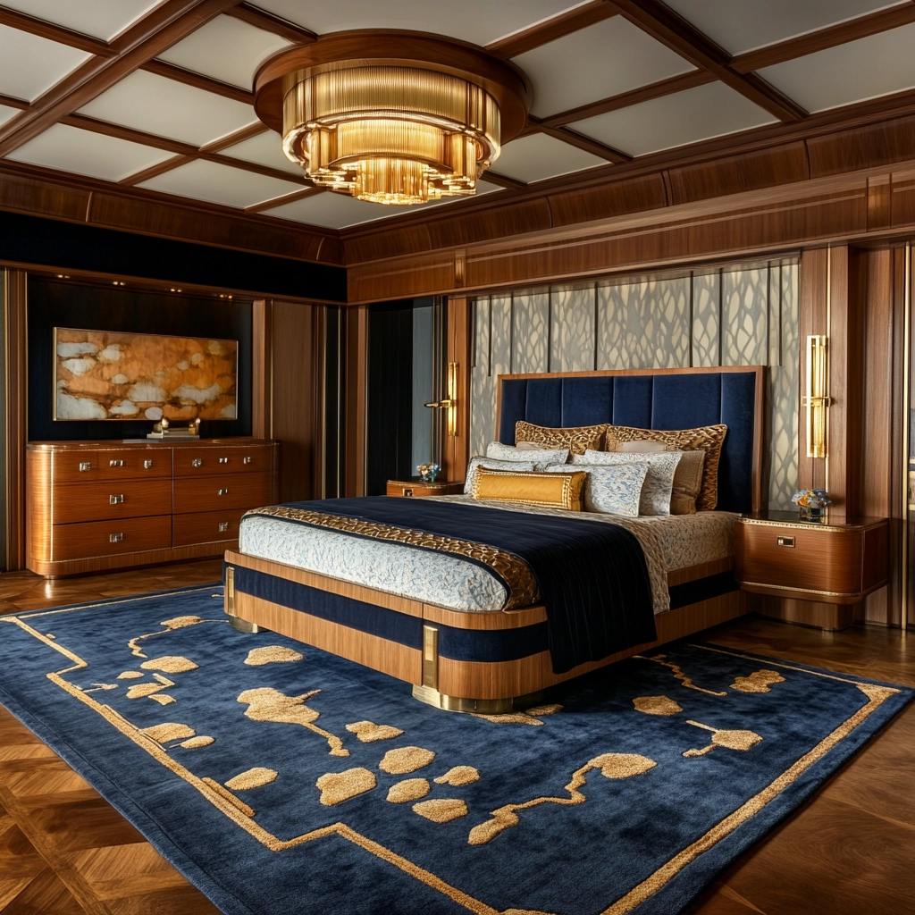 navy rug bedroom 61
