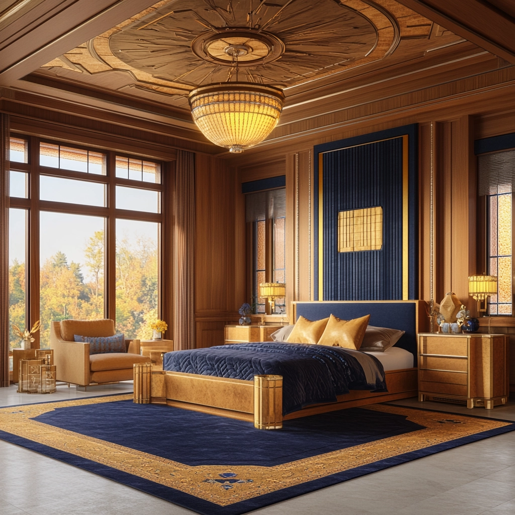 navy rug bedroom 63