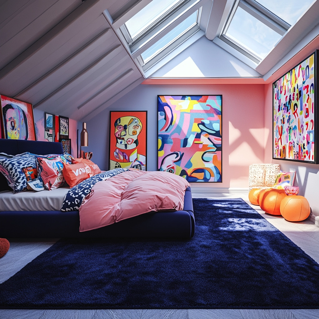 navy rug bedroom 69