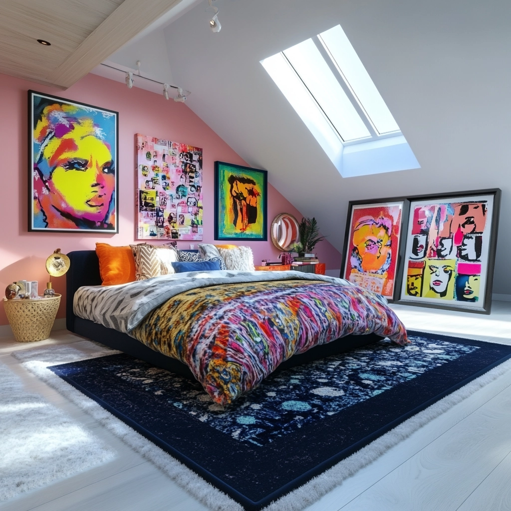 navy rug bedroom 70
